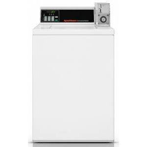 Speed Queen SWNNC2HP116TW01

Top Load 14lb Washer, White, Stainless Steel Tub, 2 Speed

Timeless design with thoroughly modern performance. Classic top-load design meets heavy-duty build quality that lasts longer and runs more efficiently – saving you money.

18 total cycles

2 cycle modifier options

Flexible pricing & additional revenue opportunities with customizable cycle modifiers, time-of-day pricing and lucky cycle options